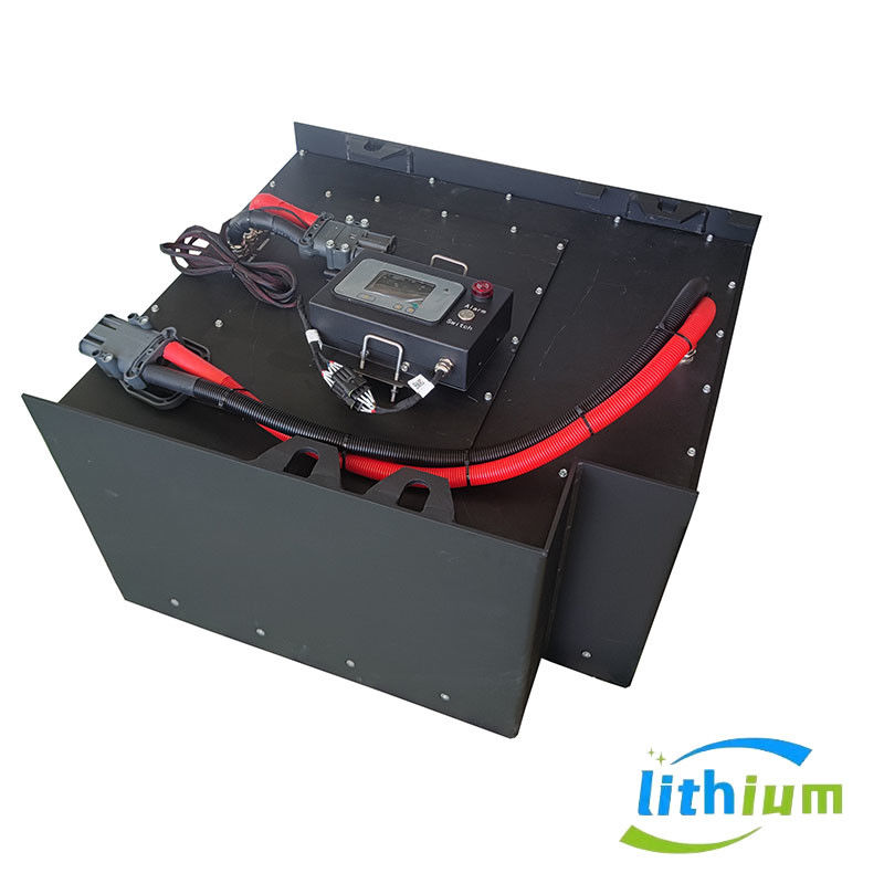 Batterie au lithium en fer à chariot élévateur de 48 V avec cellule LiFePO4 pour voiture électrique lourde
