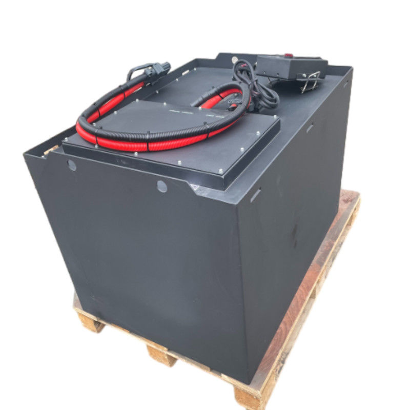 Batterie de chariot élévateur au lithium LiFePO4 avec boîte métallique BMS REMA et prise SB