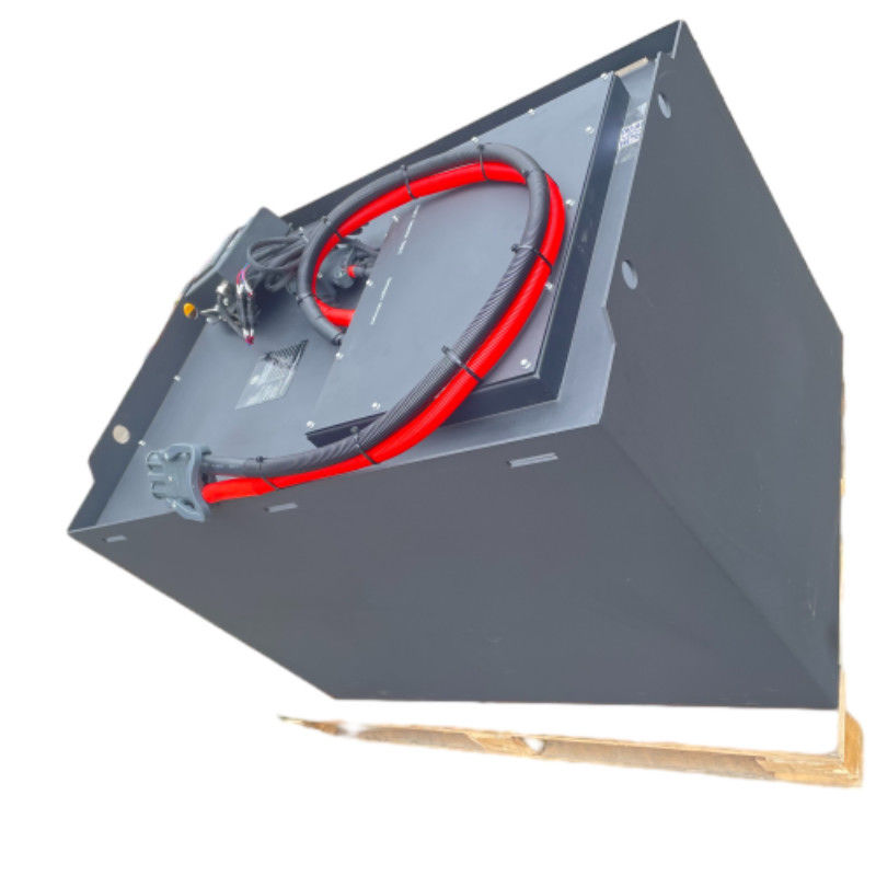 Batterie de chariot élévateur au lithium LiFePO4 avec boîte métallique BMS REMA et prise SB