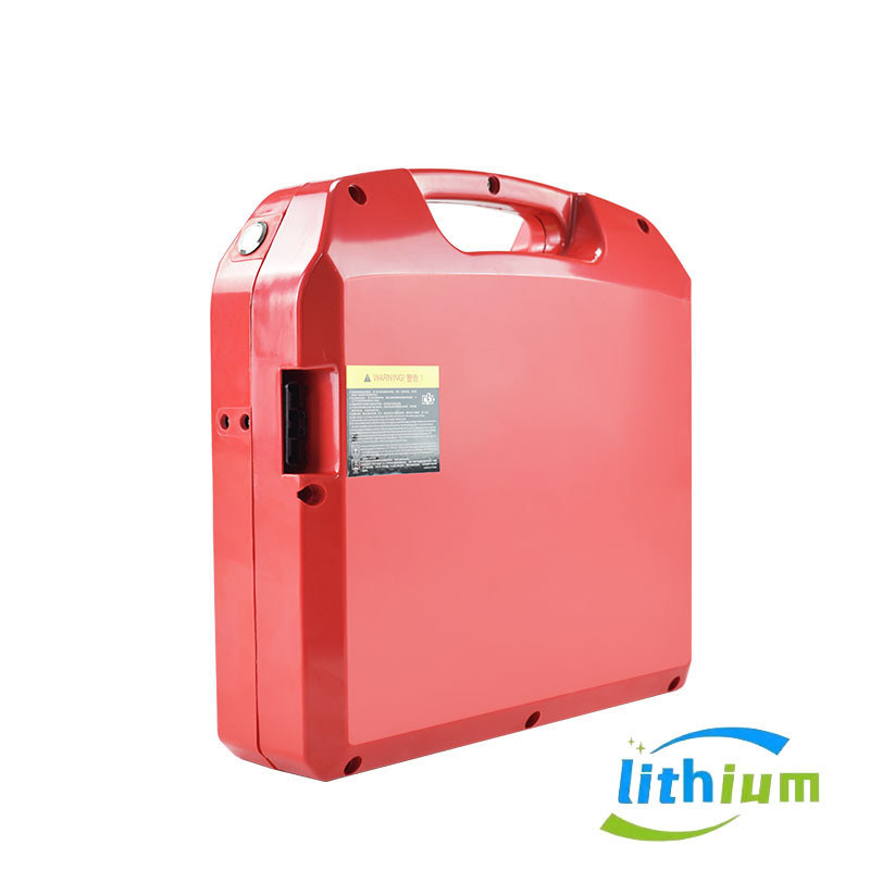 Batterie de chariot élévateur à ions de lithium noir de 15 Ah Capacité longue durée de vie Batterie rechargeable pour chariots élévateurs industriels